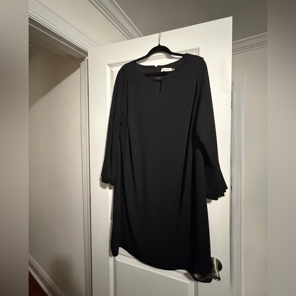Calvin Klein Elegant Black Dress - Size 1X- Worn Once